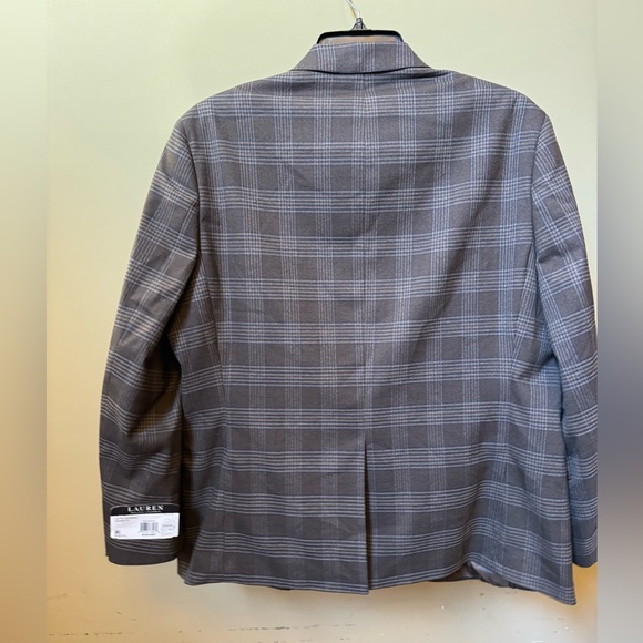 NWT Men’s Lauren Ralph Lauren Classic-Fit Ultraflex Stretch Patterned Blazer 44S - Picture 9 of 16